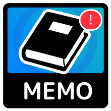 ホーム画面の MEMO ボタン（未読バッジ付き）